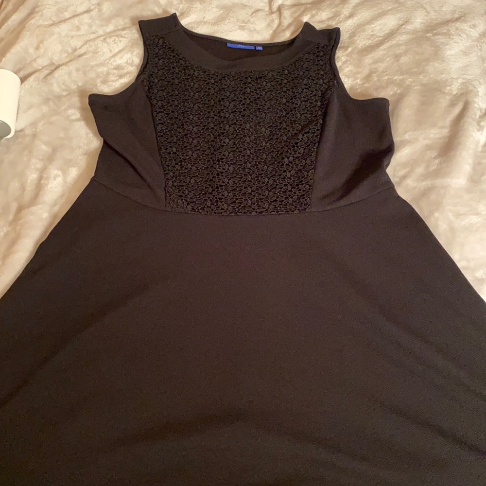 Apt.9 XL black midi dress